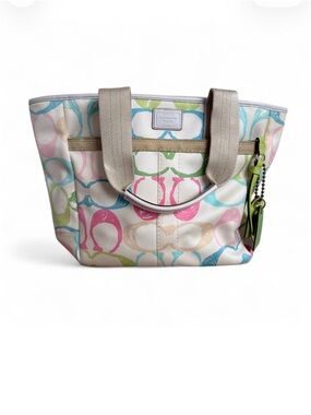 Coach | Bags | Coach Butterfly Straw Tote Bag | Poshmark